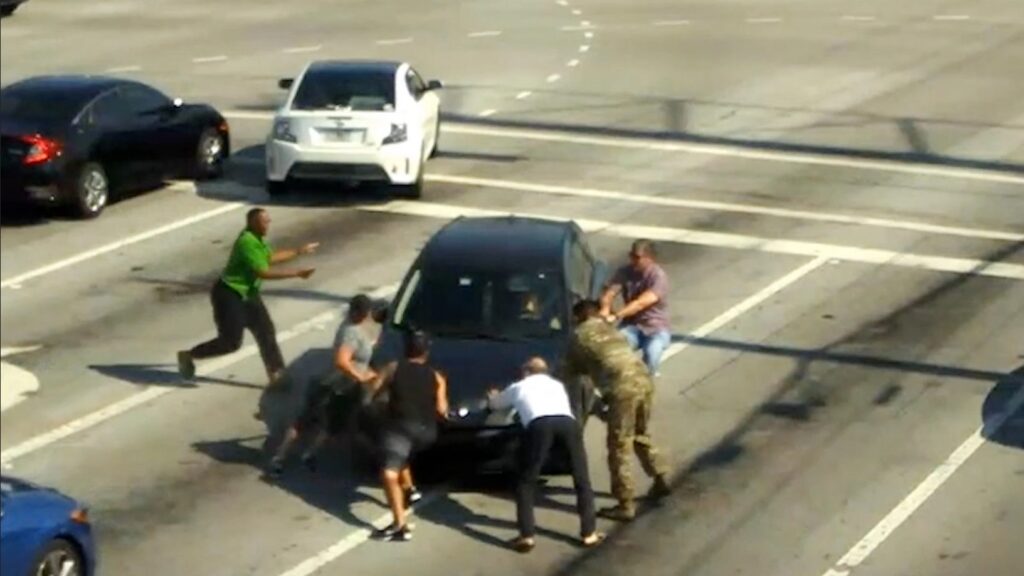 Several Strangers Work Together To Save  A Woman’s Life