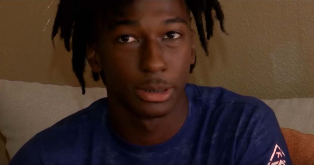 Daring teen dives into a river to save three girls and a police officer from drowning