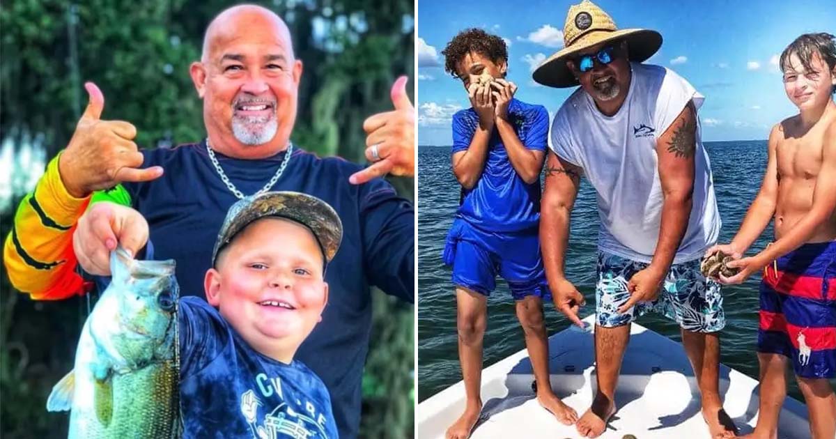 Man takes kids without fathers on fishing trips so that He can help them ‘Heal’