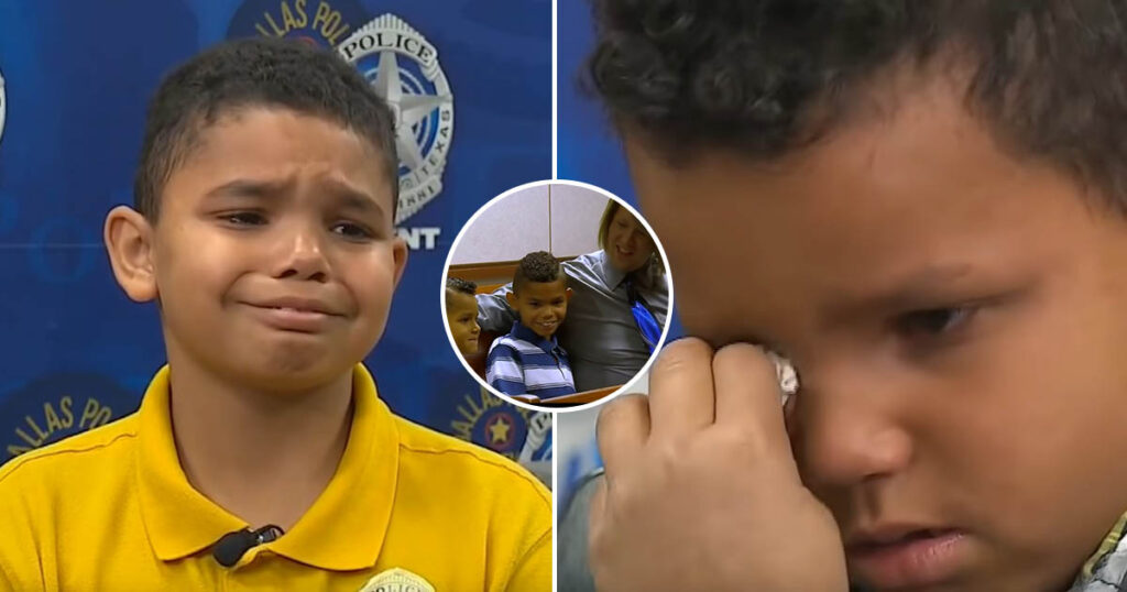 Young siblings living in different foster homes react to the news that they will be adopted together
