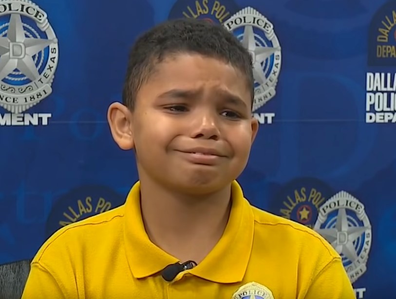 Young siblings living in different foster homes react to the news that they will be adopted together