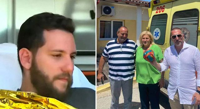 Man survives 18 hours at sea by clinging to a soccer ball lost by boys on the beach
