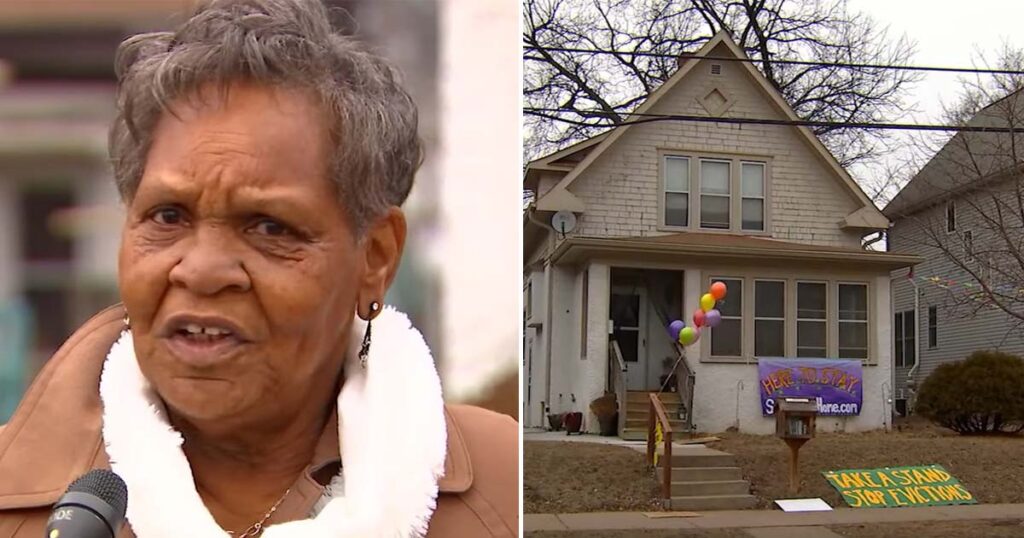 Elderly woman who was about to be evicted is saved by neighbors who bought the home for her