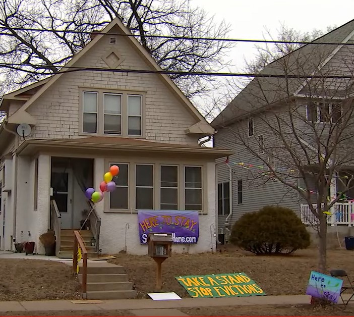 An elderly woman who was about to be kicked out of her home can thank her community for raising a quarter million dollars to help her buy the home.