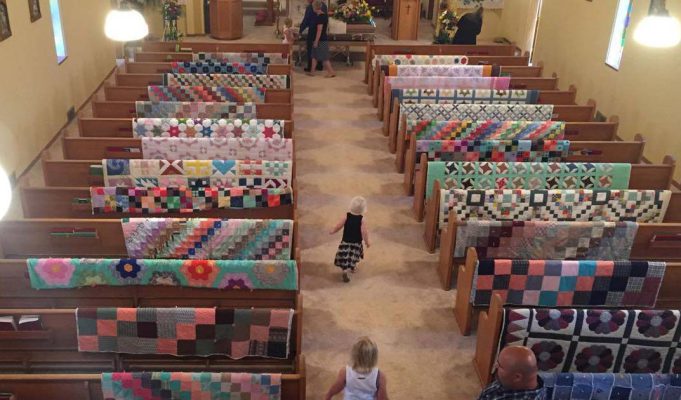 Grandma’s funeral turns into a spectacular exhibition of her creative, beautiful family quilts
