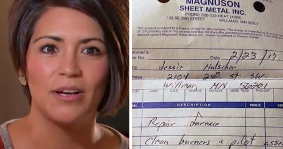 Repairman gets emergency call from new parents, then leaves note about their newborn on receipt