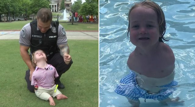 Police officer mentors 6-year-old without arms who dreams of becoming a detective