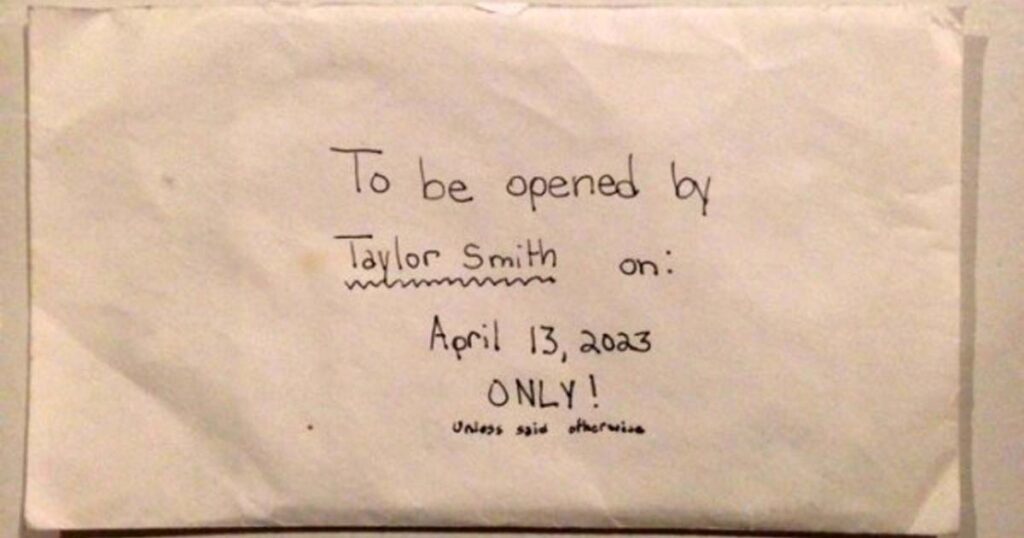Girl’s letter to her future self, written months before she passed on