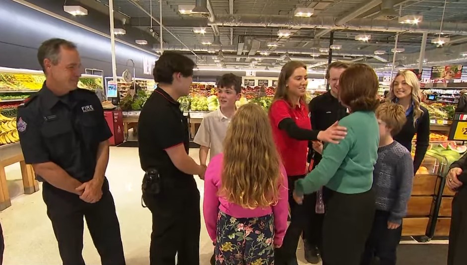 Quickthinking supermarket workers save woman’s life after she goes into cardiac arrest—Angels