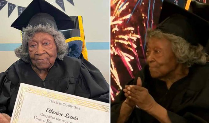 A 90-year-old woman receives her GED fulfilling her lifelong dream — Congratulations