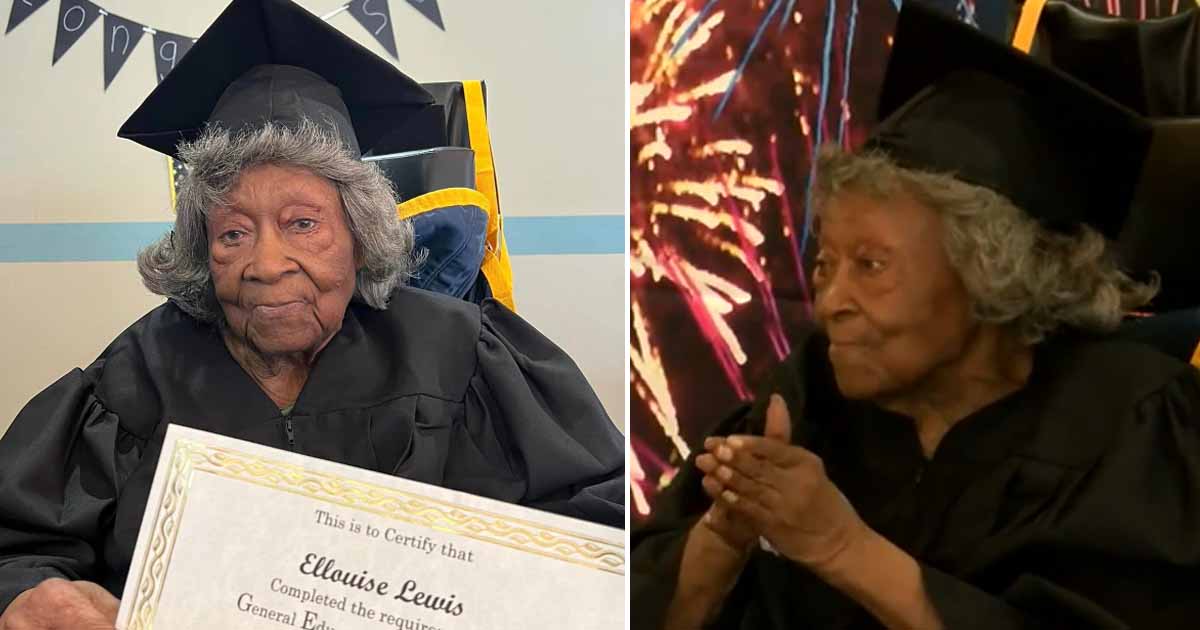 A 90-year-old woman receives her GED fulfilling her lifelong dream — Congratulations