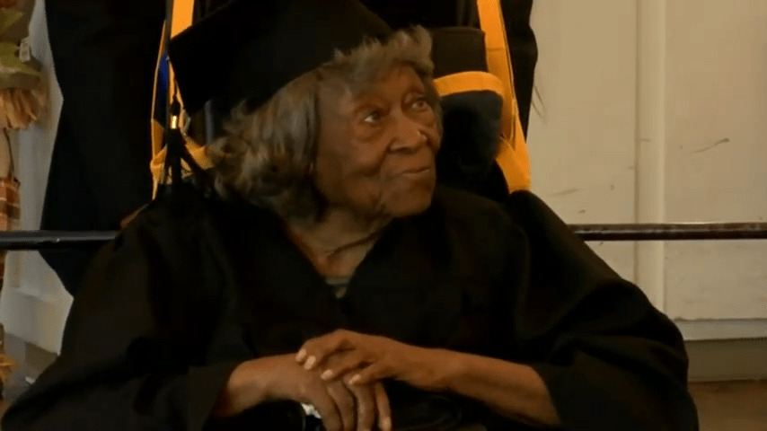 A 90-year-old woman receives her GED fulfilling her lifelong dream — Congratulations