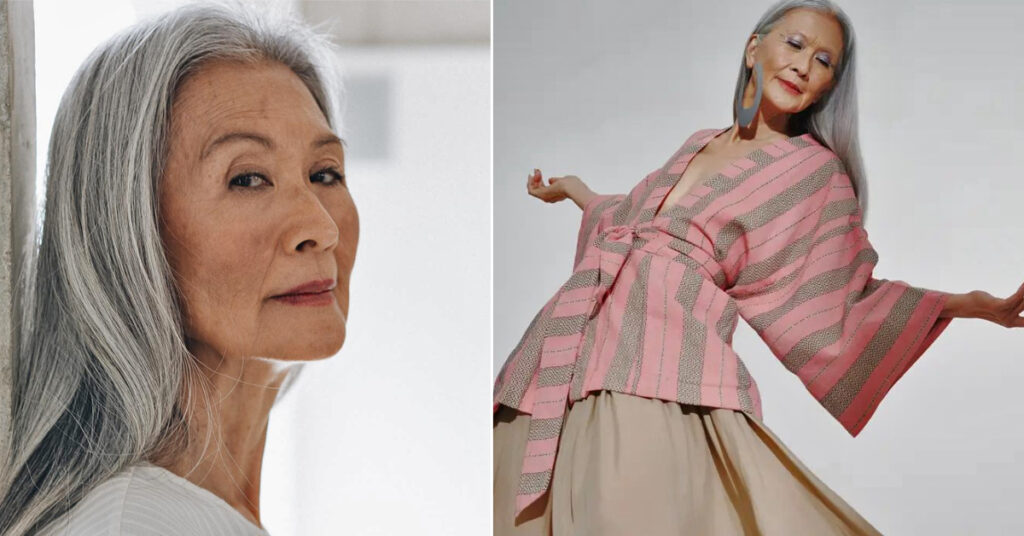 At 71, Model Rosa Saito Throws Conventional Age & Beauty Standards Out The Window
