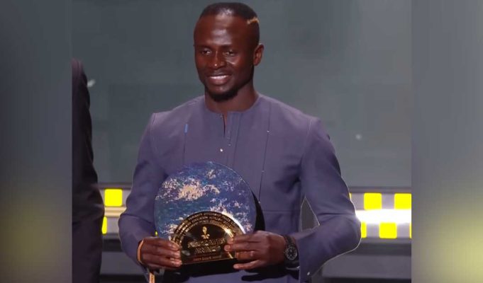 Sadio Mane scoops humanitarian award for charity work