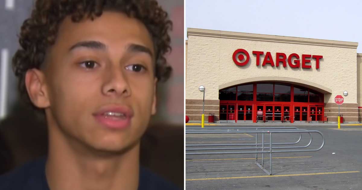 Teenager sees creepy man approaching young girl at Target and his instinct tells him to "stop him now"