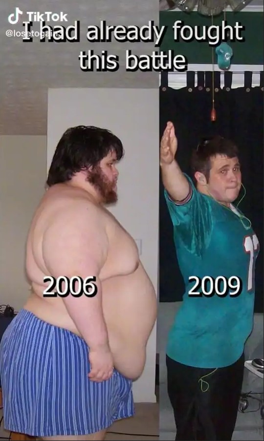 Following an incredible weight loss transformation, the man is no longer recognizable