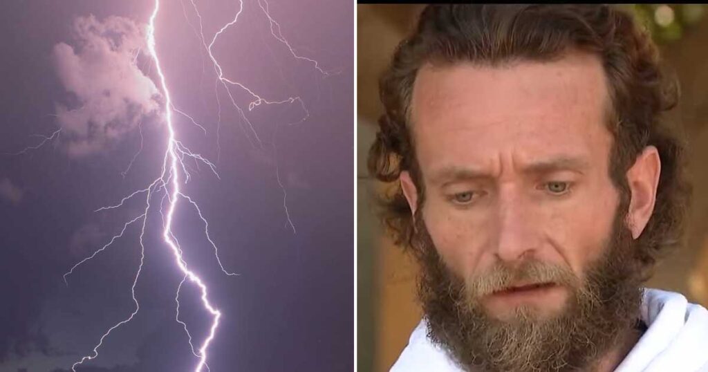 After a lightning strike, a girl’s heart stops three times, but her hero father saves her!