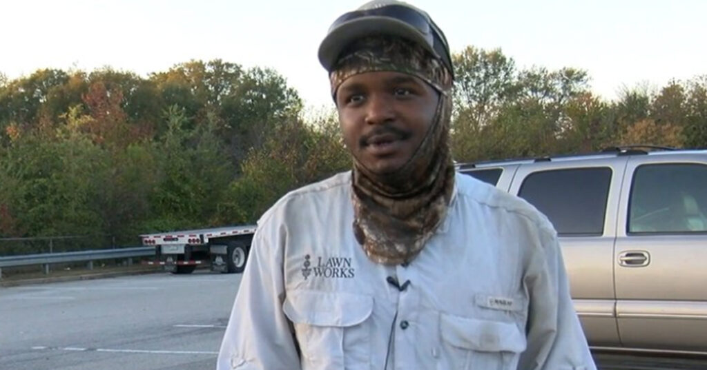 A man hears screams coming from the woods — saves child attacked by relative
