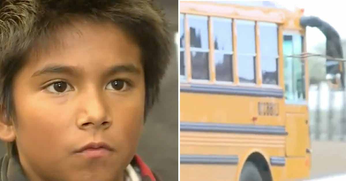 5th grader notices his bus driver smells strange, he then calls 911 and saves 30 kids’ lives