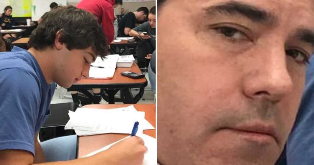 Teen makes teacher’s life living hell, so Dad decides to show up to school to teach the kid a lesson