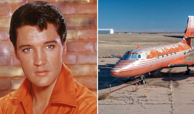 Elvis Presley's private jet from 1962 sells at auction—the untouched interior is just fantastic