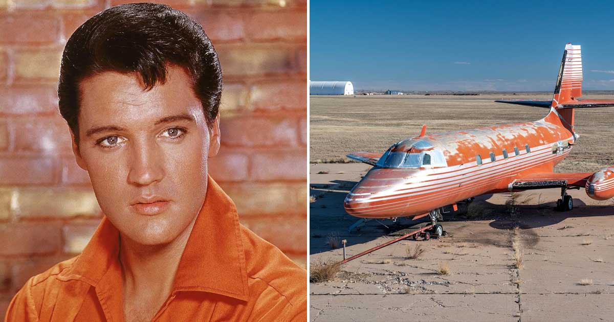 Elvis Presley's private jet from 1962 sells at auction—the untouched interior is just fantastic