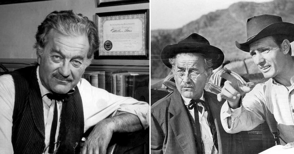 Milburn Stone almost turned down the role of Doc on ‘Gunsmoke’ until he received an unusual contract clause