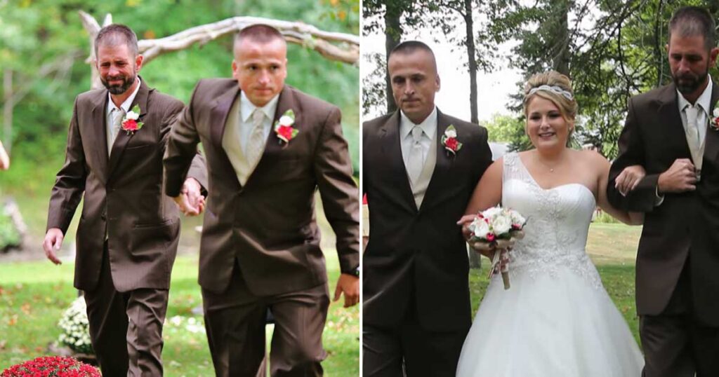 Dad stops his daughter’s wedding so that her stepfather can also walk her down the aisle