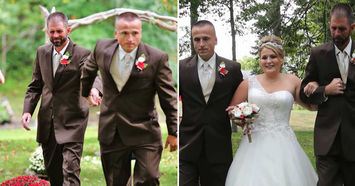 Dad Stops His Daughters Wedding So That Her Stepfather Can Also Walk Her Down The Aisle