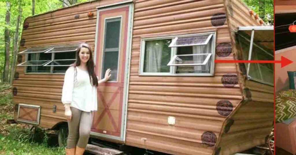 Teenager buys 1974 camper, renovates it, and leaves people amazed with the inside