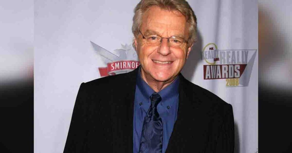 Jerry Springer, well-known host of the wildest talk show on TV, passes away at the age of 79—rest in peace