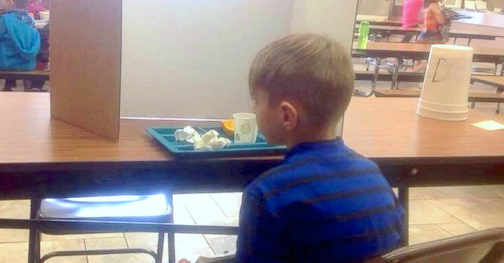 Mom pays a late lunchtime visit to her 6-year-old son and discovers that he has been publicly ‘shamed’ by teachers