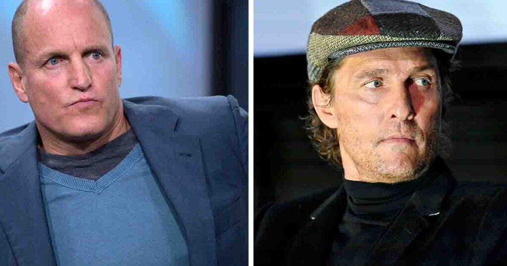 Matthew McConaughey says Woody Harrelson could be his sibling after mom tells truth