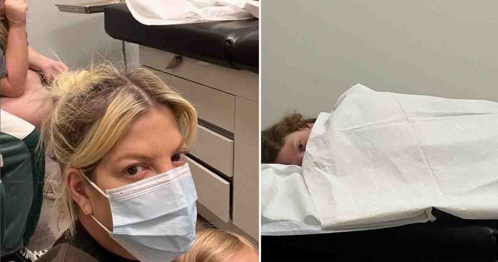 Tori Spelling takes kids to urgent care following big family health scare