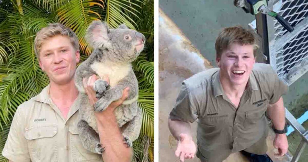 Robert Irwin is bitten on the face by the same type of snake that attacked his late father Steve Irwin—a frightening similarity