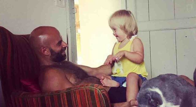 Single dad adopts a girl with special needs after 20 families rejected her