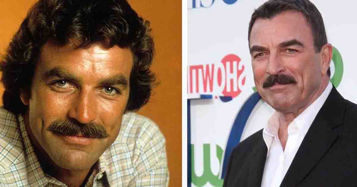Tom Selleck shaves off his iconic mustache and looks totally different