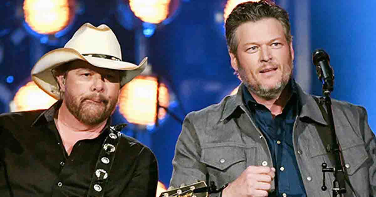 Blake Shelton gives a moving tribute to Toby Keith following the singer's sad passing at 62