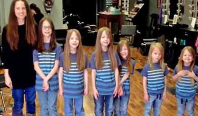 Her six sons were bullied for their long hair, but when they finally cut it, everyone understood the reason