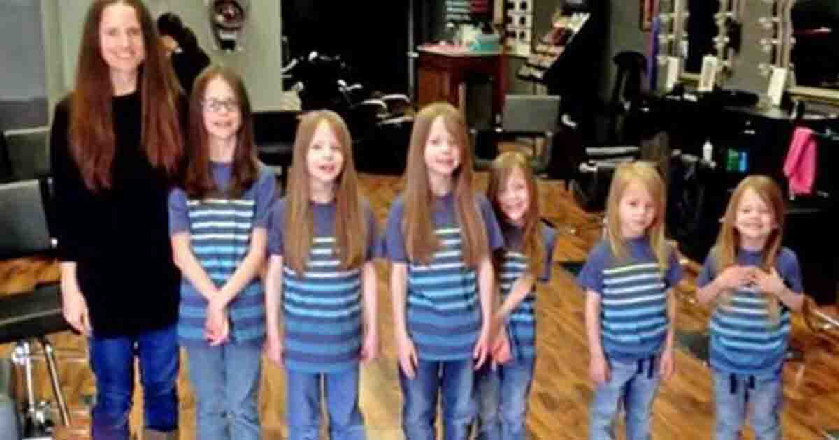 Her six sons were bullied for their long hair, but when they finally cut it, everyone understood the reason