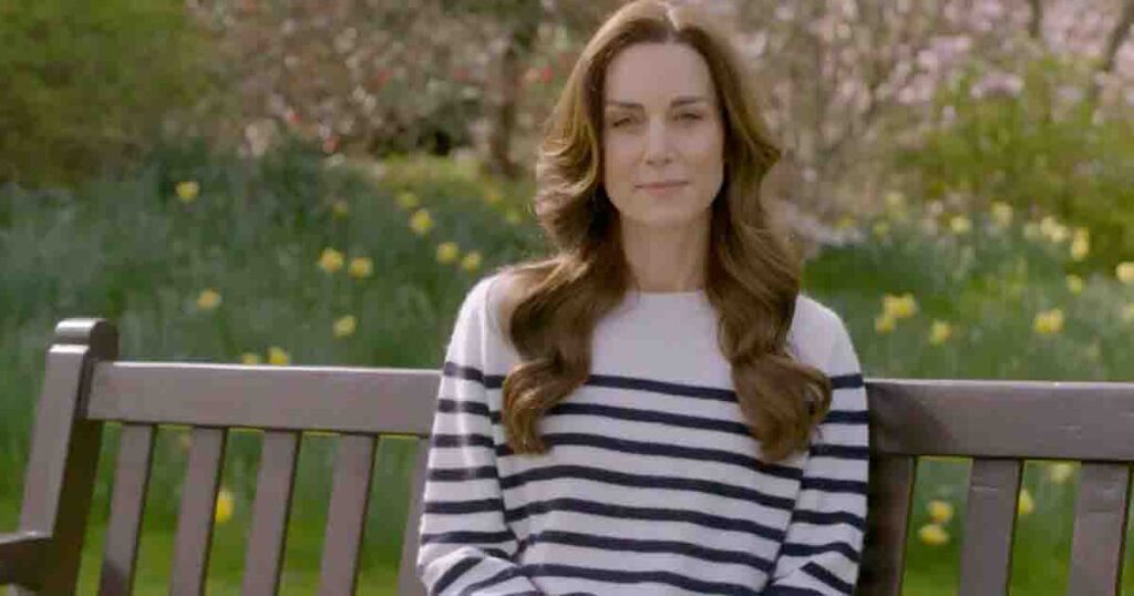 Kate Middleton makes a video appearance to announce she has cancer