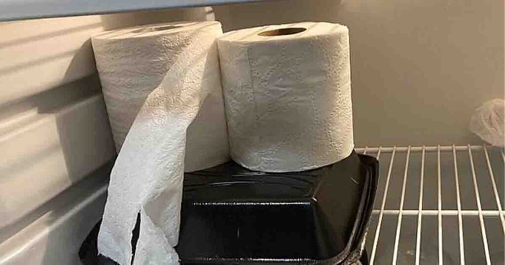 If you find a roll of toilet paper in your fridge—this is what it means