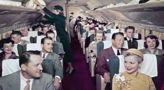 What your day would be like on a flight during the golden age of aviation
