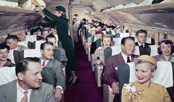 What your day would be like on a flight during the golden age of aviation