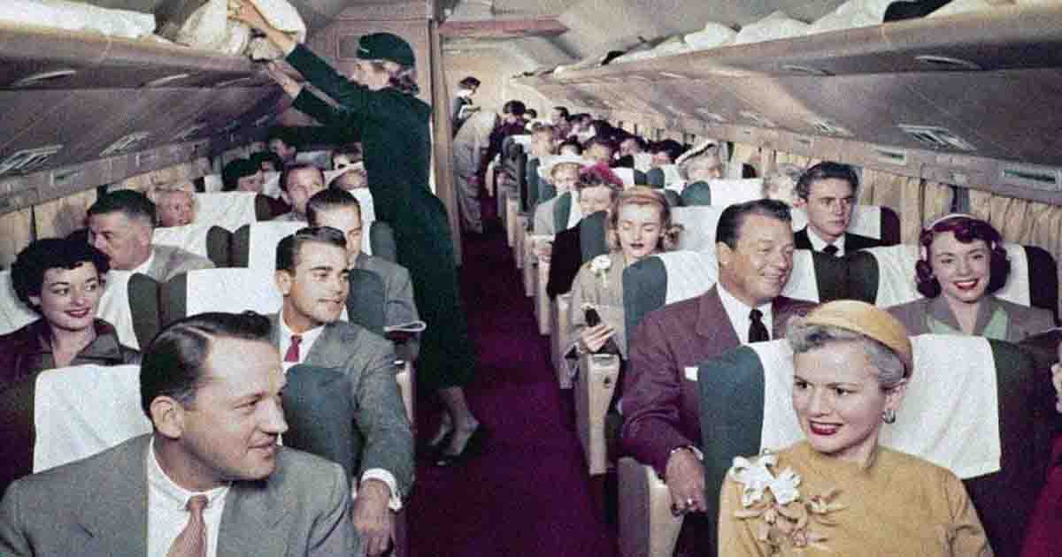 What your day would be like on a flight during the golden age of aviation