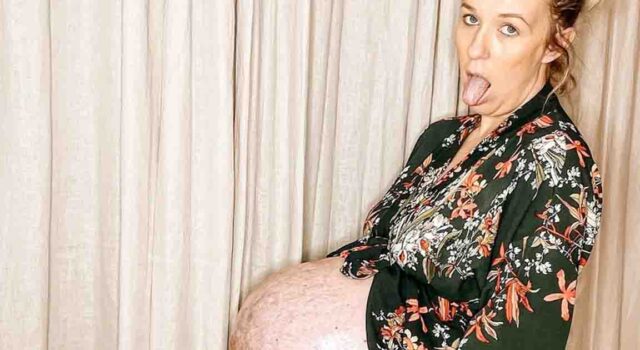 Pregnant mom goes viral for sharing her unique baby bump and pregnancy journey