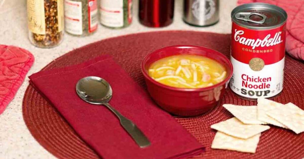 Campbell’s soup vanishing from shelves, causing consumer rush for the classic staple