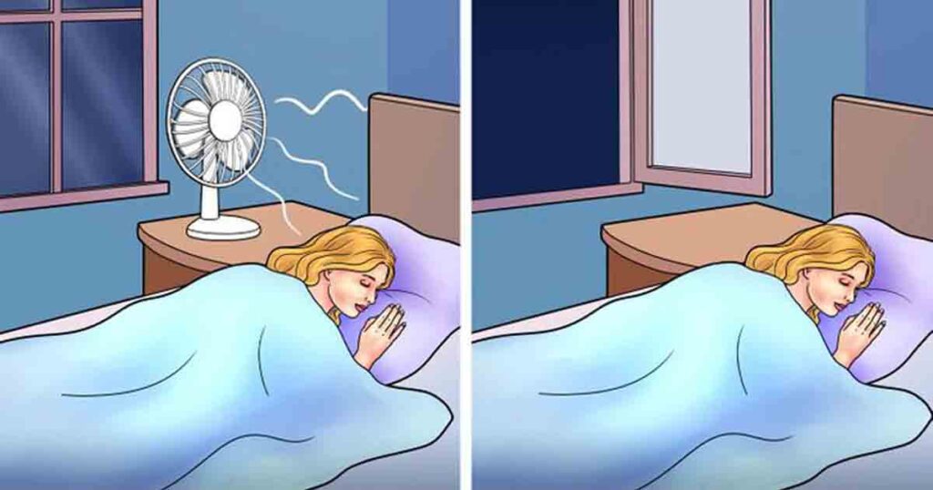 Why sleeping with a fan on all night might be bad for your health