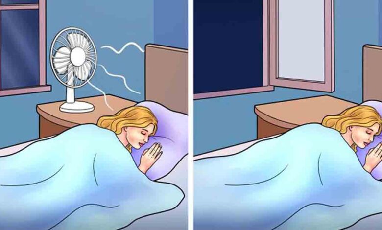 Why sleeping with a fan on all night might be bad for your health