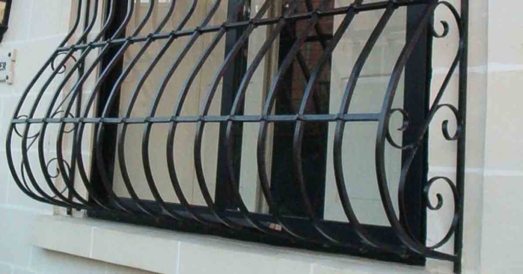 Why do some window grills curve at the bottom? The surprising reason revealed
